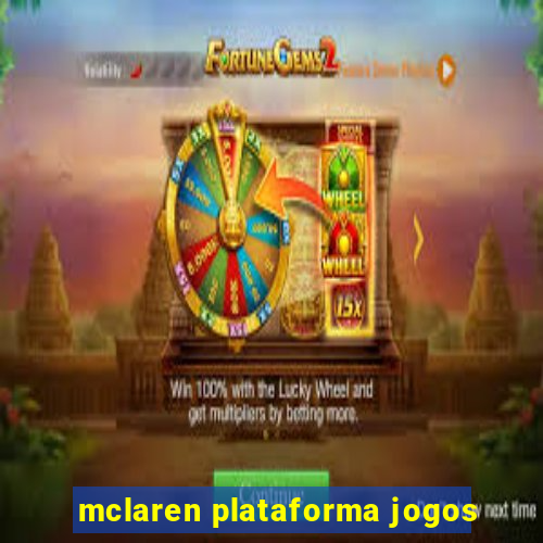 mclaren plataforma jogos